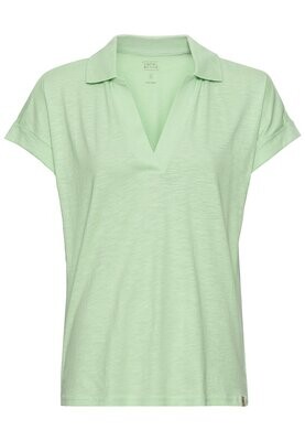 Camel Active knitted polo groen