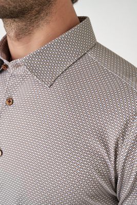 Desoto Men casual kent stretch shirt multicolour