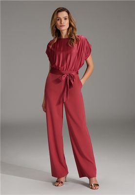Swing jumpsuit rood