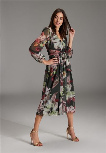 Swing midi dress multicolour