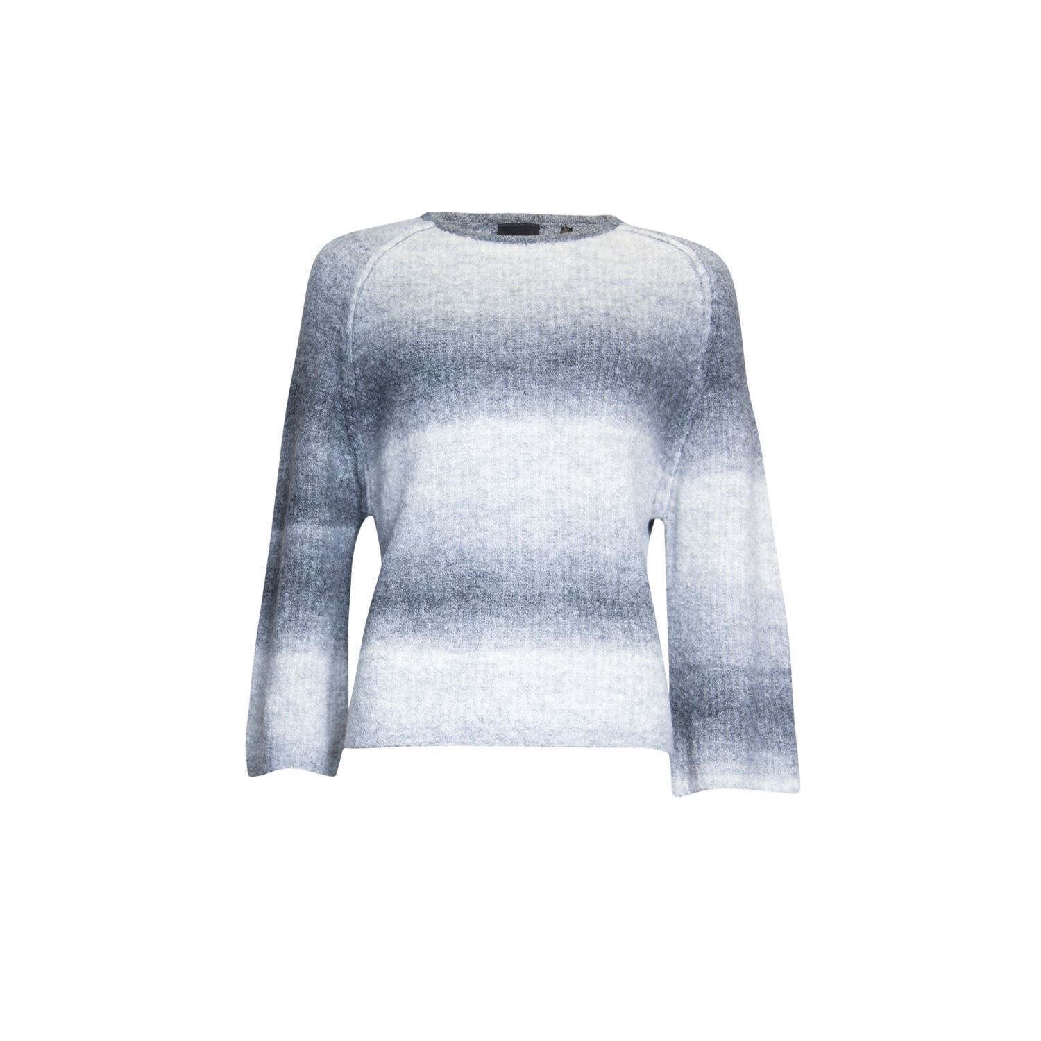 Poools space dyed sweater grijs