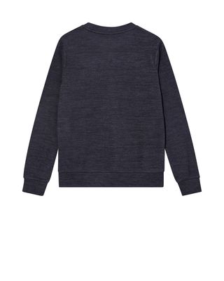 Mos Mosh Gallery abel crew brush sweat blauw
