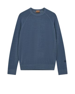 Mos Mosh Gallery pablo wool knit blauw