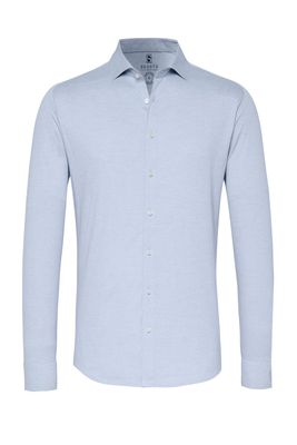 Desoto Men casual kent shirt blauw