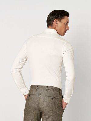Desoto Men luxury hai shirt off white