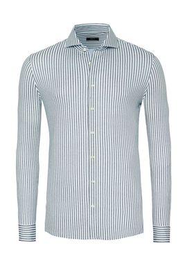 Desoto Men luxury hai shirt blauw