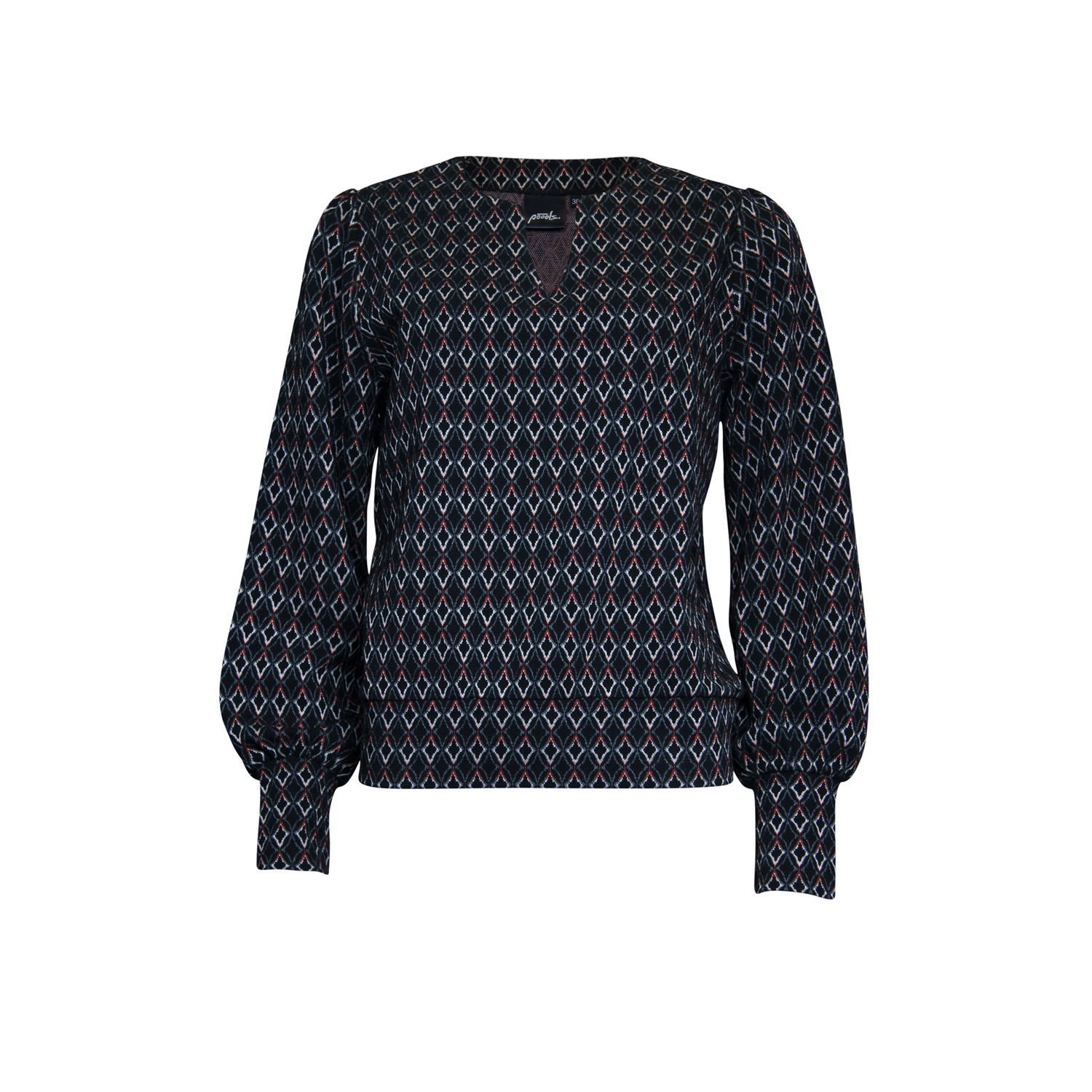 Poools jacquard sweater multicolour