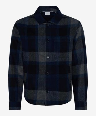 Brax Men checked overshirt multicolour