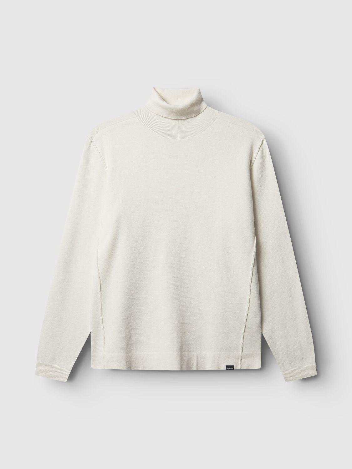 Gabba blanko roll neck knit off white