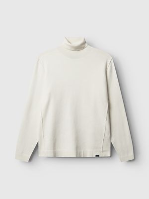 Gabba blanko roll neck knit off white