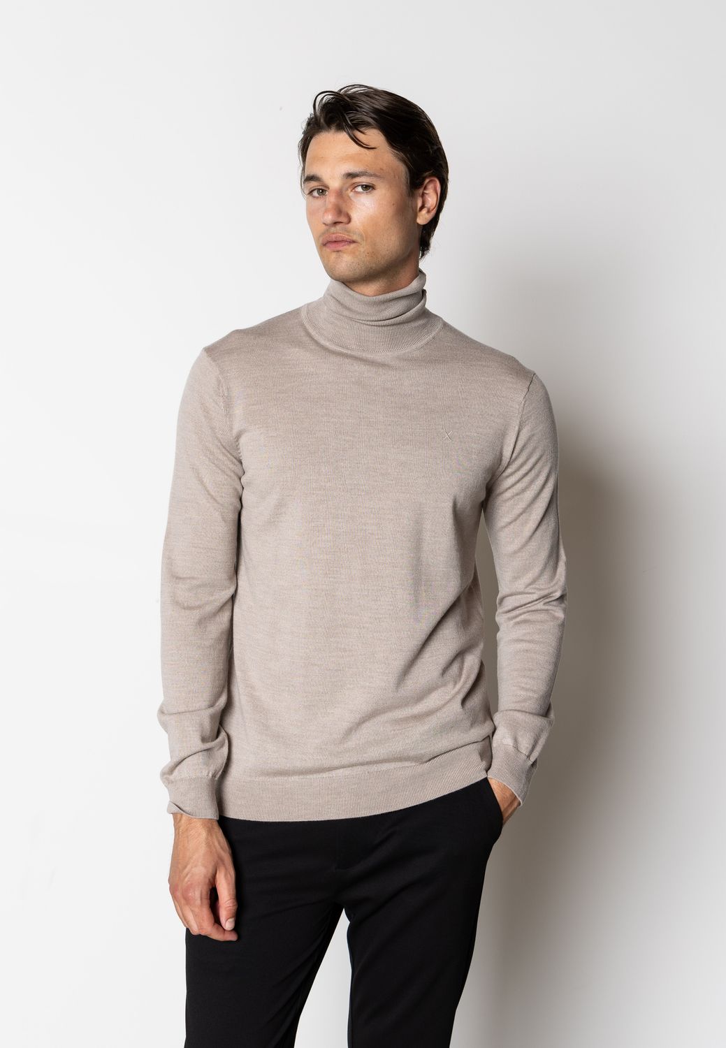 Clean Cut Copenhagen alfredo merino rollneck knit kit