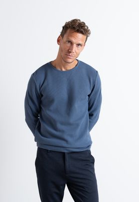 Clean Cut Copenhagen lauritz crew knit blauw