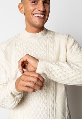 Clean Cut Copenhagen morgan wool knit off white
