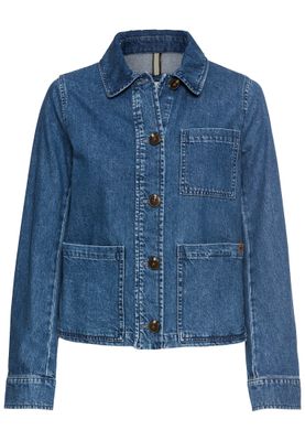 Camel Active short jeans jacket blauw