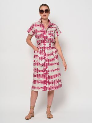 LaSalle Amsterdam button down dress multicolour LaSalle Amsterdam button down dress multicolour