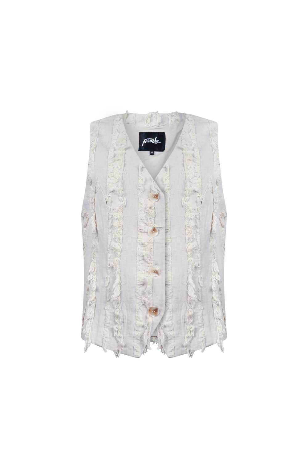 Poools fringed gilet kit