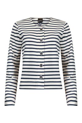 Poools striped cardigan multicolour