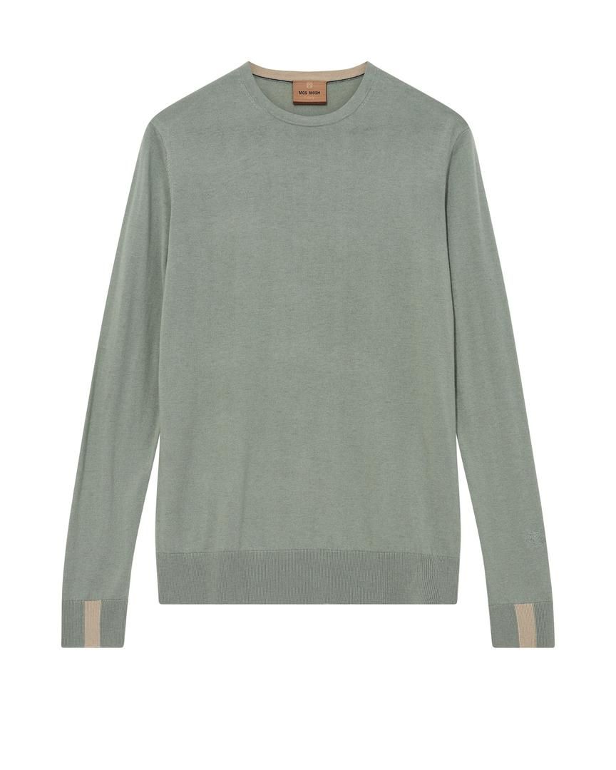Mos Mosh Gallery adam soft knit groen