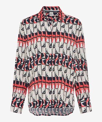 Brax vic printed blouse multicolour