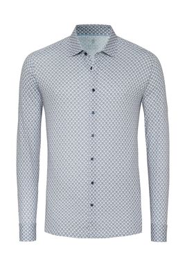 Desoto Men casual kent stretch shirt multicolour