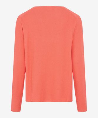 Brax lesley v-neck pullover rood