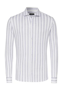 Desoto Luxury luxury hai stretch shirt grijs