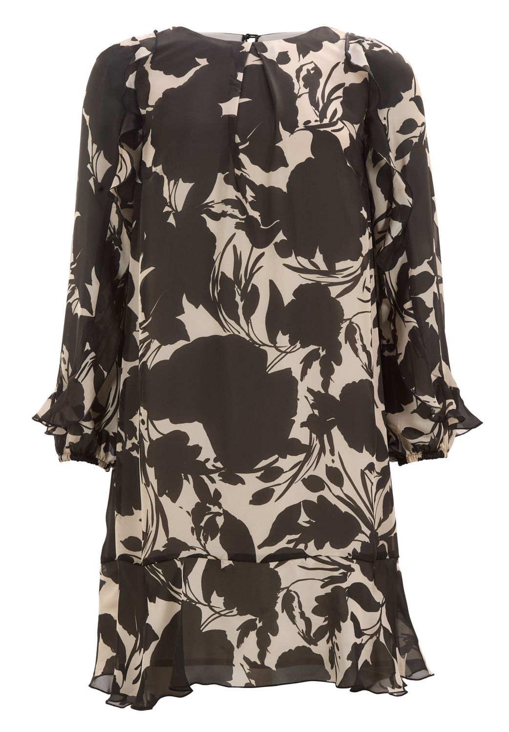 Swing printed cocktaildress multicolour