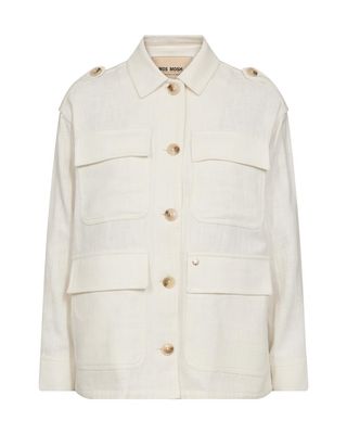 Mos Mosh alfea ramie jacket off white