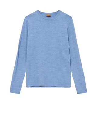 Mos Mosh Gallery kasey flame knit blauw