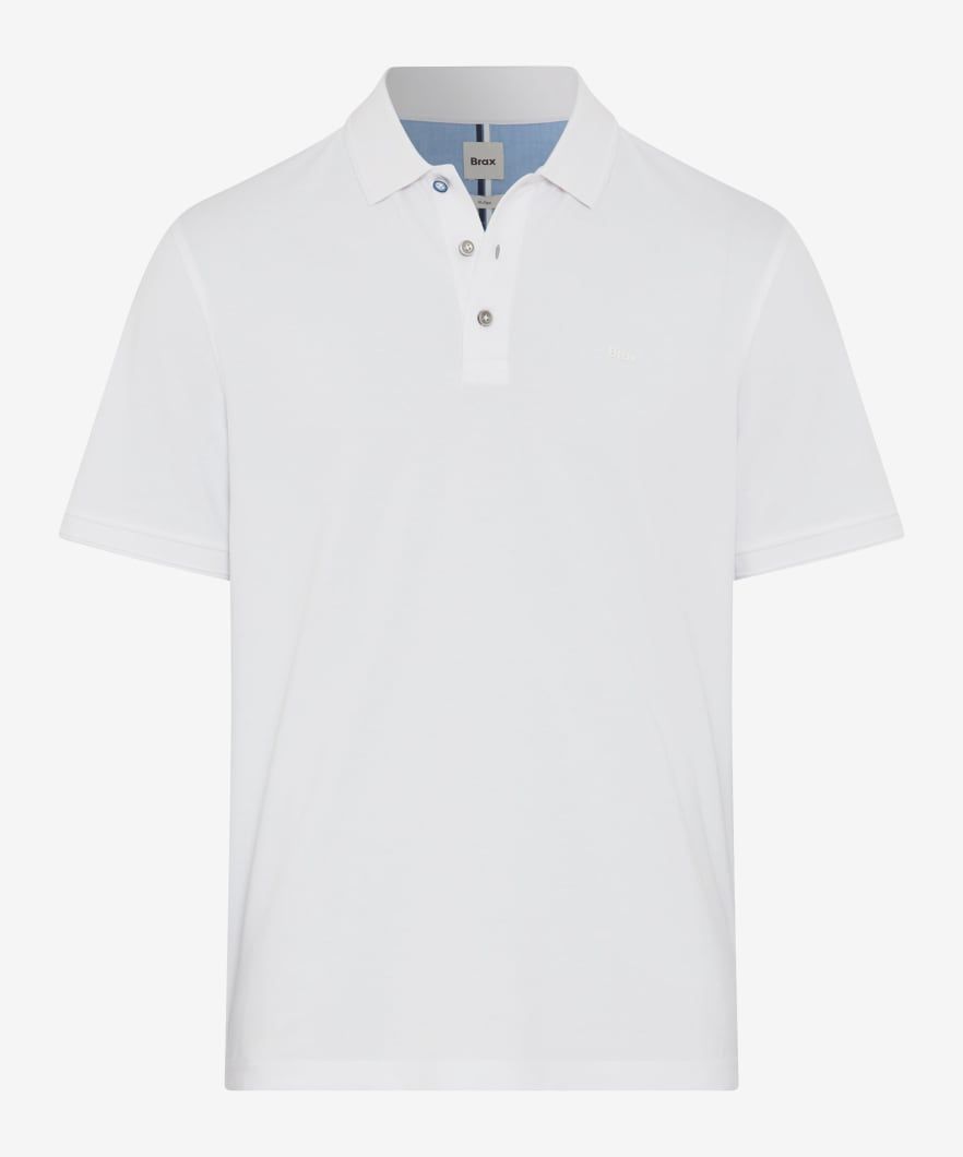 Brax Men polo pique wit