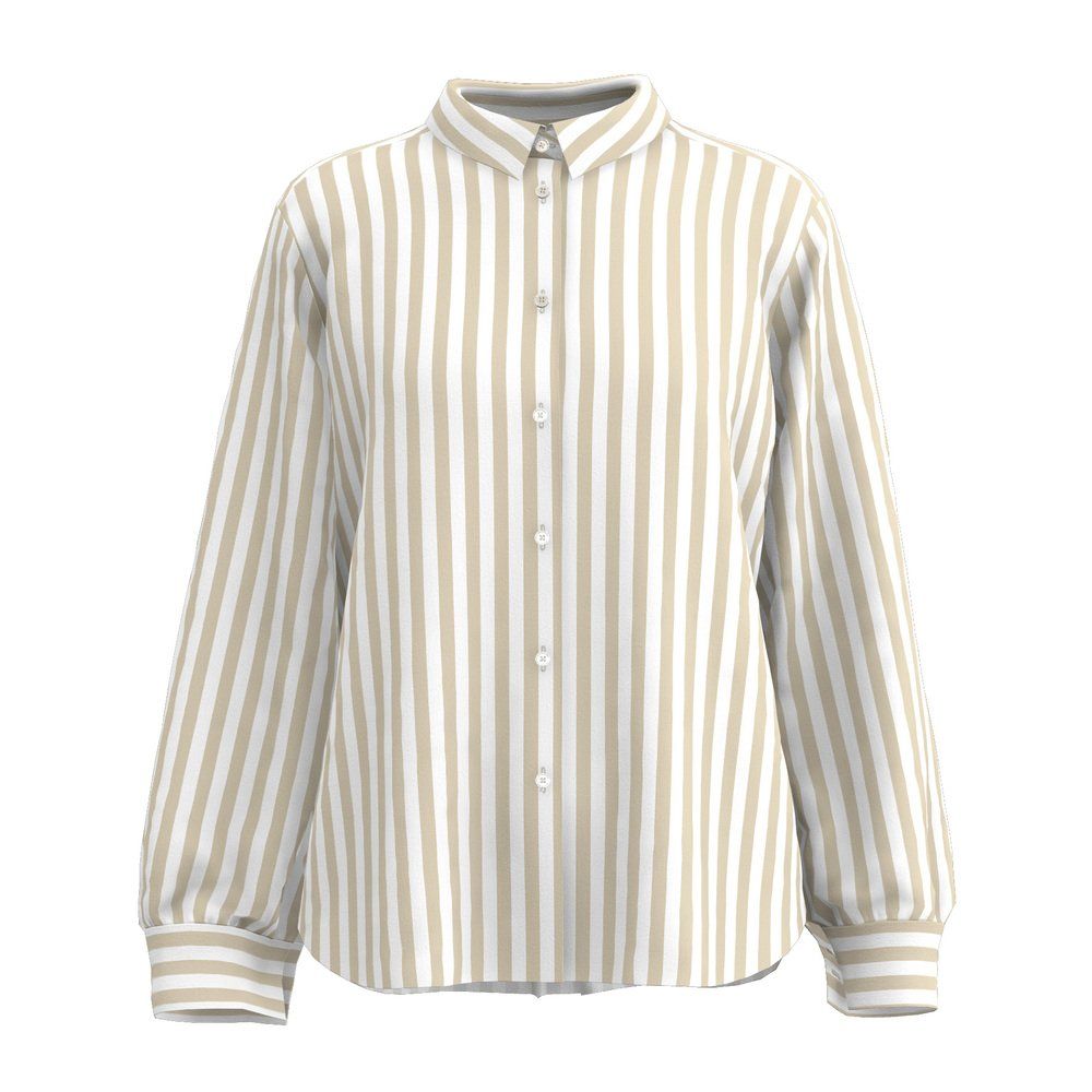 Desoto lizzy striped stretch blouse zand
