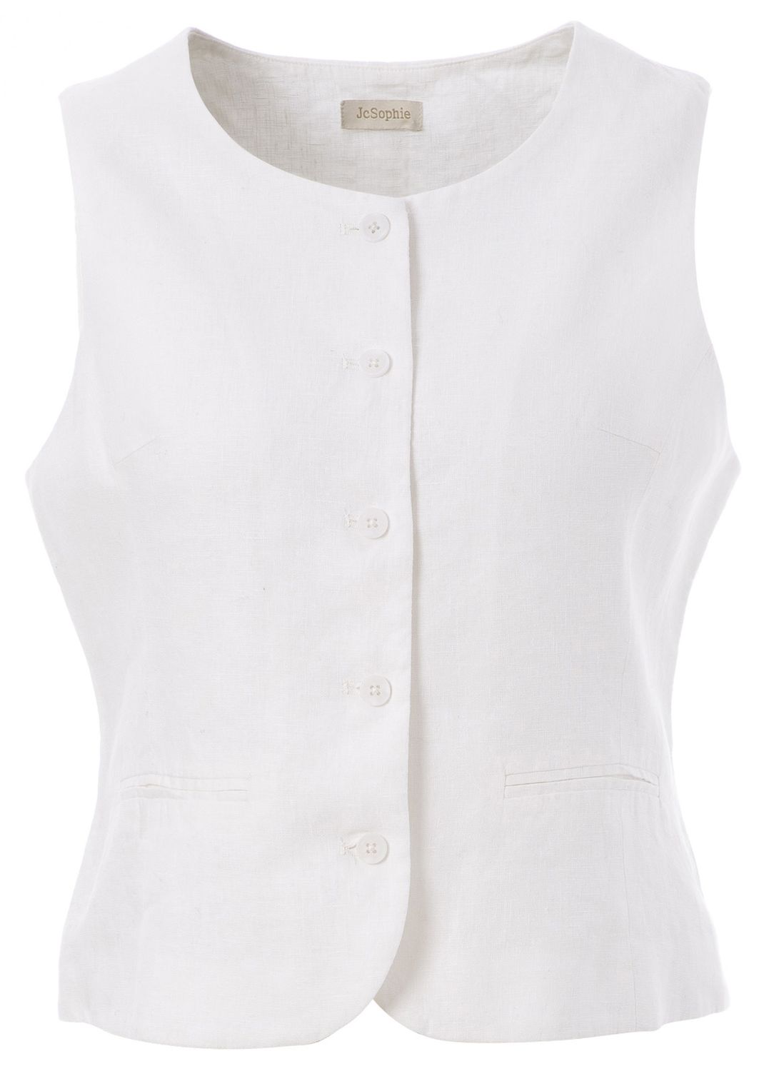JcSophie geneva gilet wit