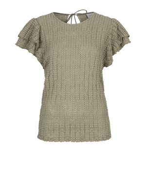Dante 6 marlowe lace volant top groen