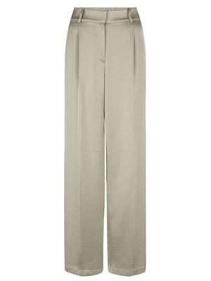 Dante 6 jules satin smart pants groen