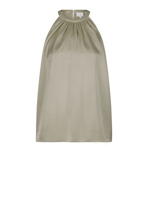 Dante 6 elody satin halter top groen