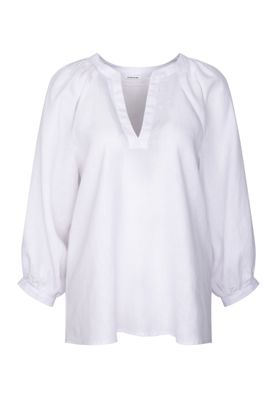 Seidensticker blouse 3/4 sleeve linnen wit