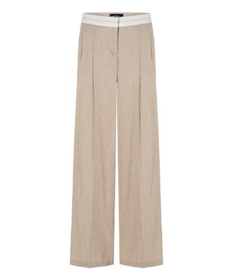 Cambio anny waistband striped zand