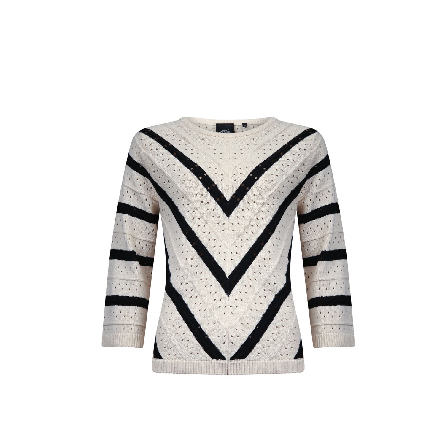 Poools striped pullover multicolour