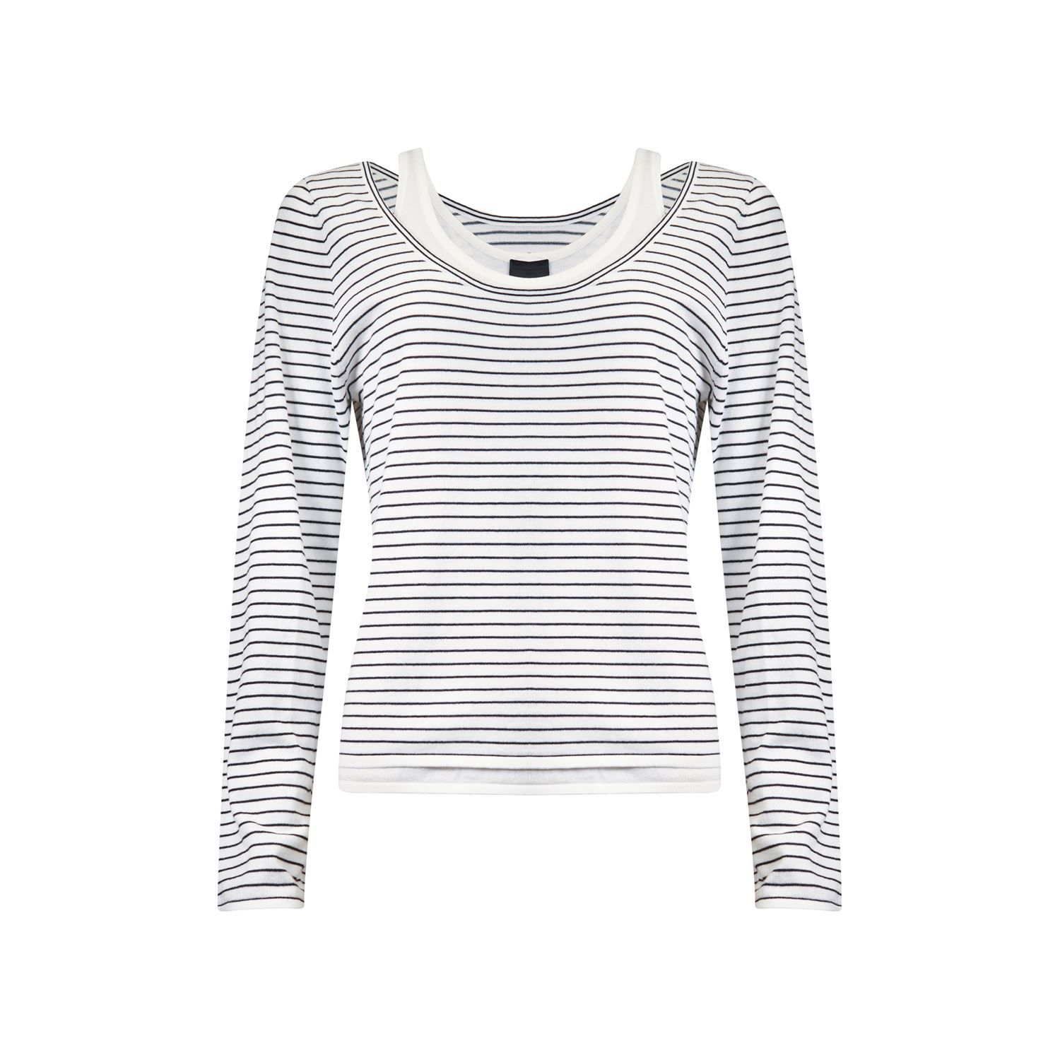 Poools layered pullover multicolour
