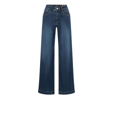 Mac rich palazzo colour denim blauw