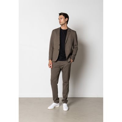 Clean Cut Copenhagen brendon jersey blazer bruin
