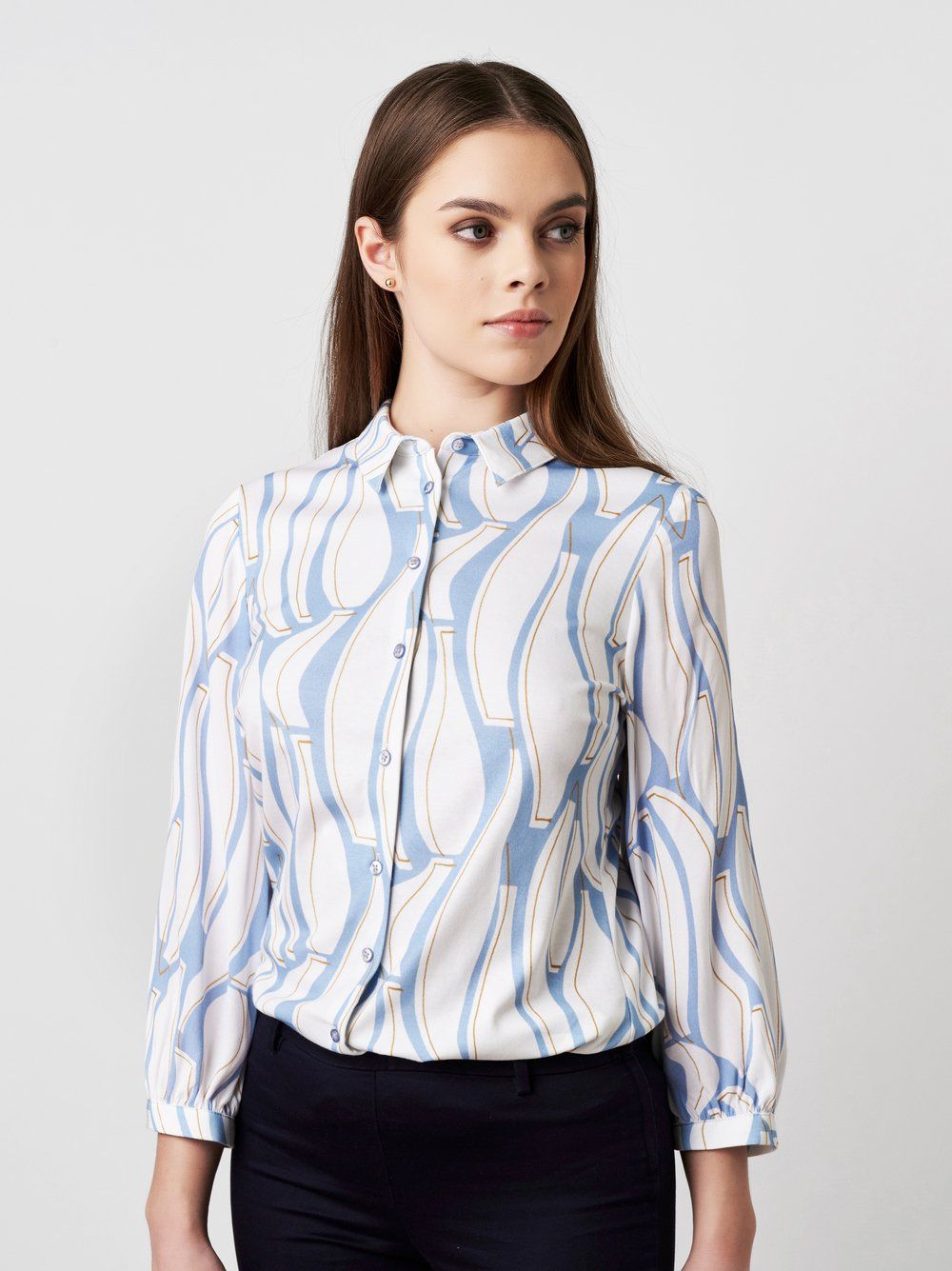 Desoto pia printed blouse multicolour