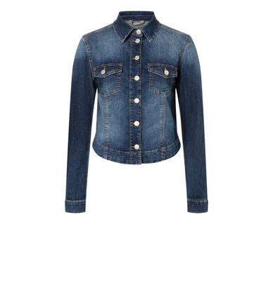 Mac denim stretch jacket blauw