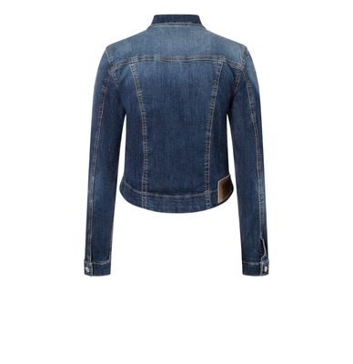 Mac denim stretch jacket blauw