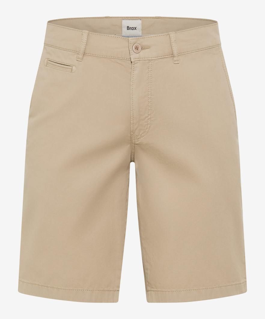 Brax Men bari cotton shorts zand