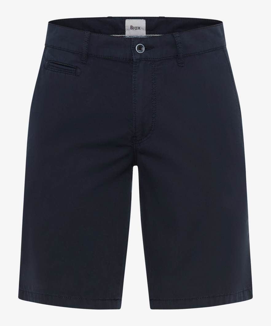Brax Men bari cotton shorts blauw