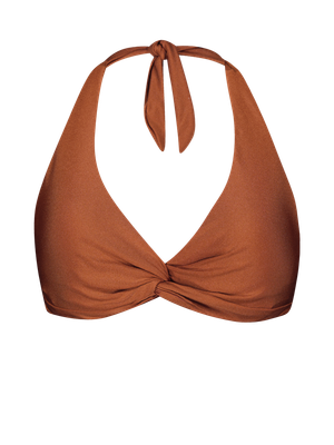 Barts Amsterdam isla cross halter top oranje
