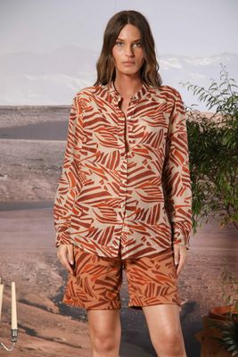 Mason's printed voile blouse multicolour