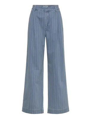 Minus pria high waist pants blauw