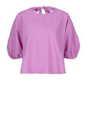 Dante 6 riann balloon sleeve top roze